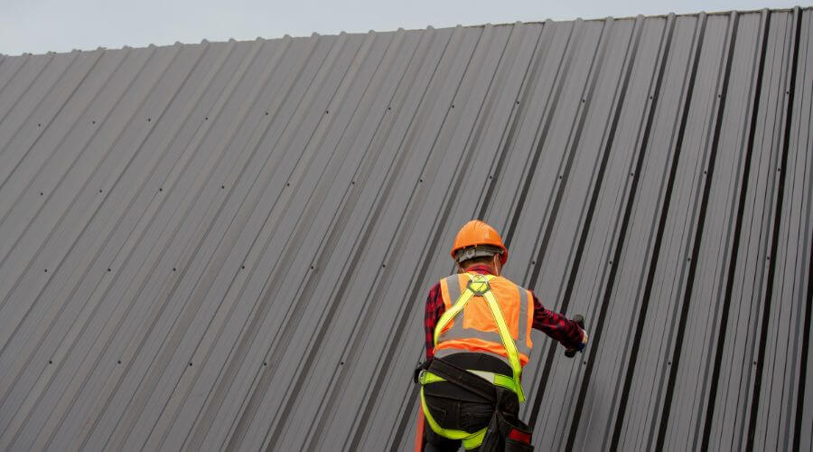 Professional metal roof installation services in Grabill, IN